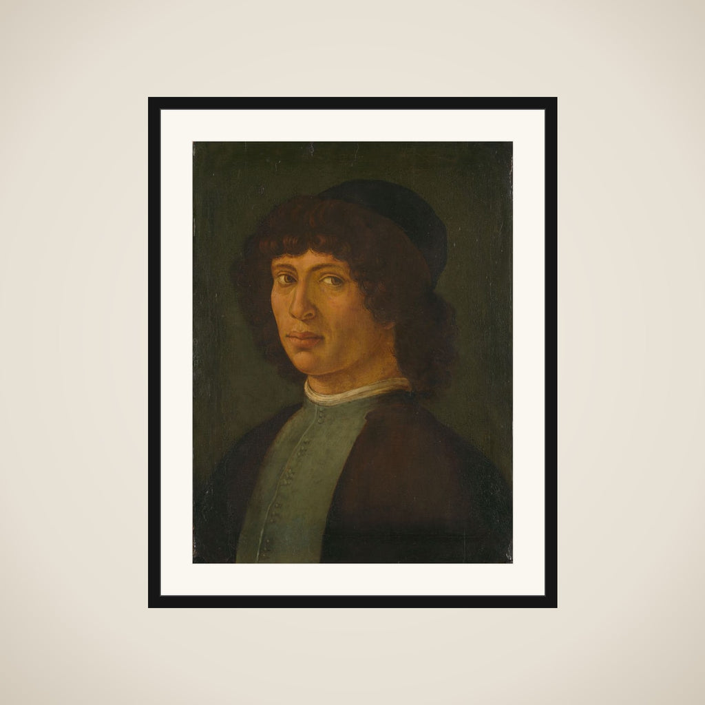 Portrait of a Young Man framed