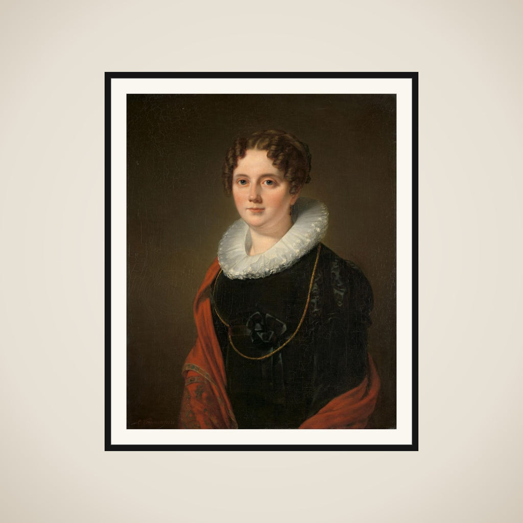 Marie Allebé-Herckenrath, Grandmother of the Painter August Allebé framed