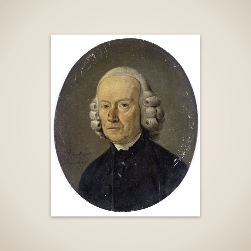 Portrait of een man unframed print