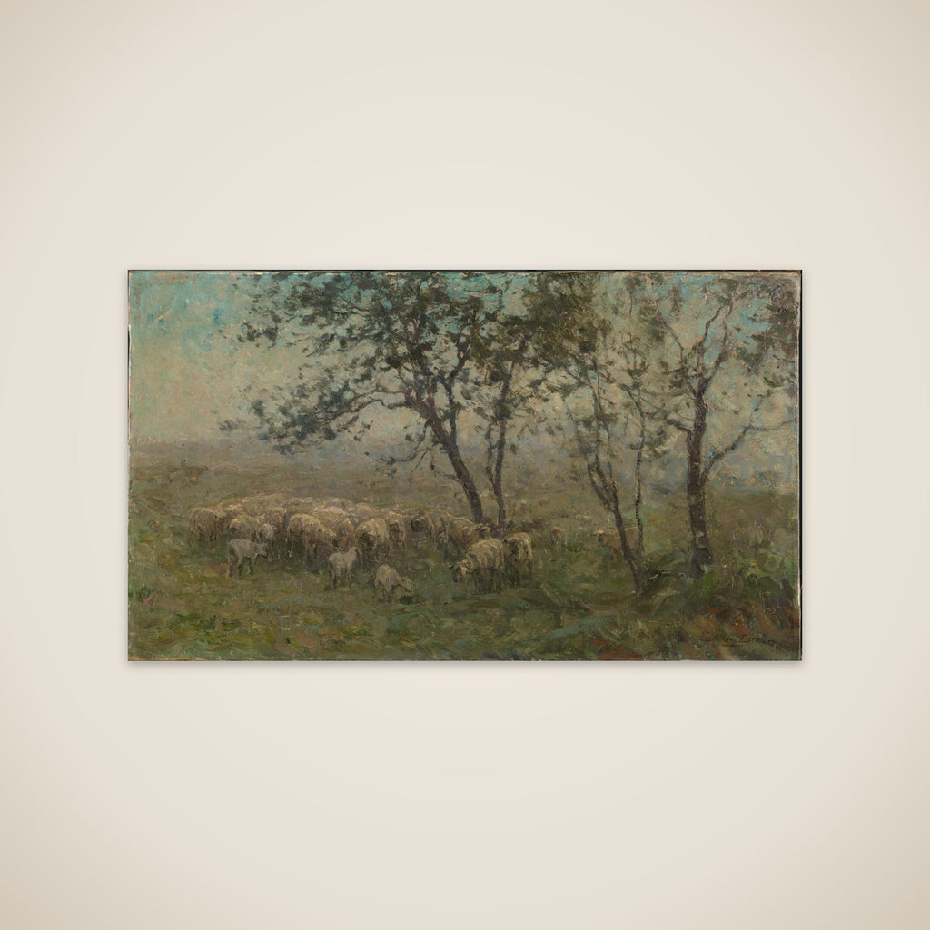A Flock of Sheep unframed print