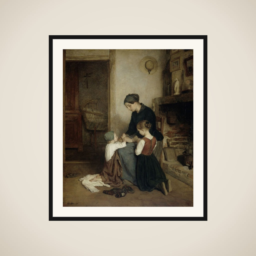 The Evening Prayer framed
