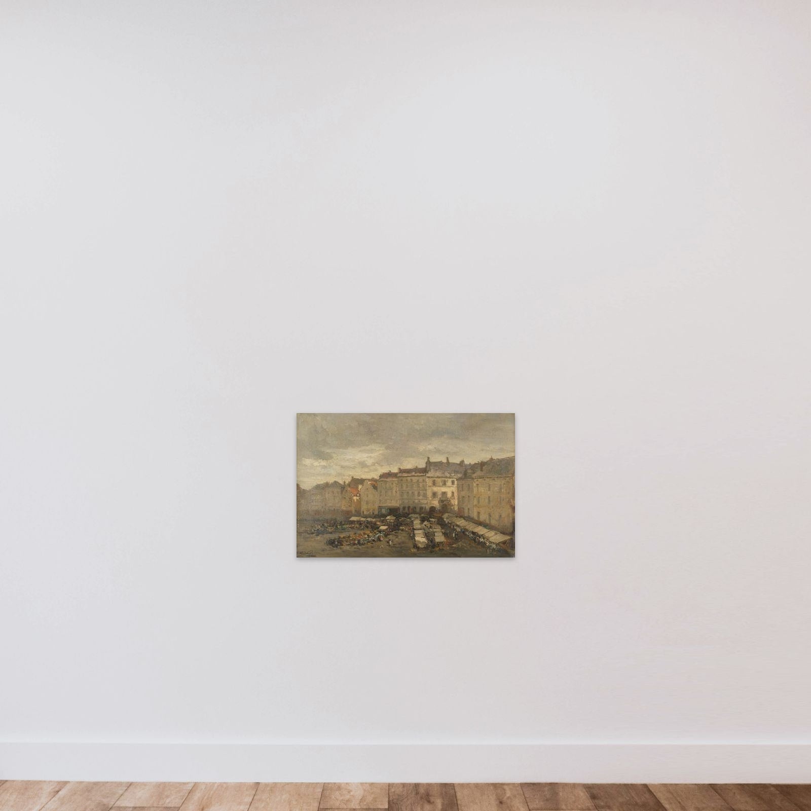The Grote Zavel (Grand Sablon), Brussels unframed — shown to scale