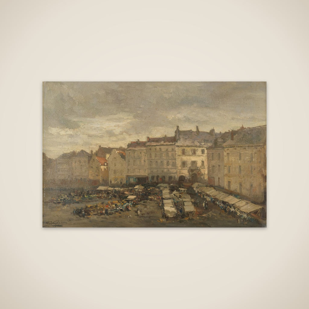 The Grote Zavel (Grand Sablon), Brussels unframed print