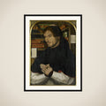 Saint Dionysius the Areopagite in Prayer framed