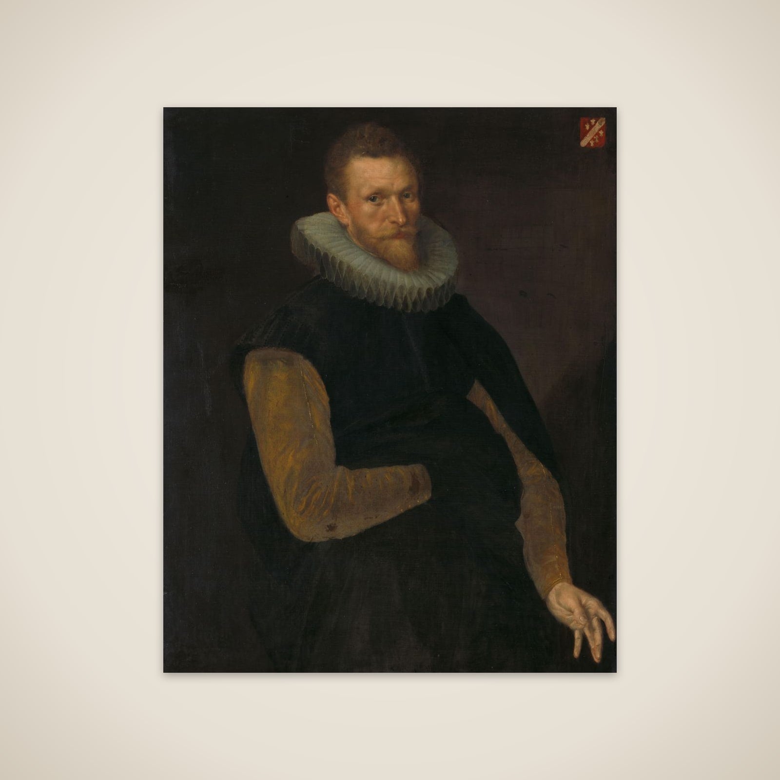 Jacob Cornelisz Banjaert, called van Neck (1564-1638), Admiral, Burgomaster and Councilor of Amsterdam unframed print