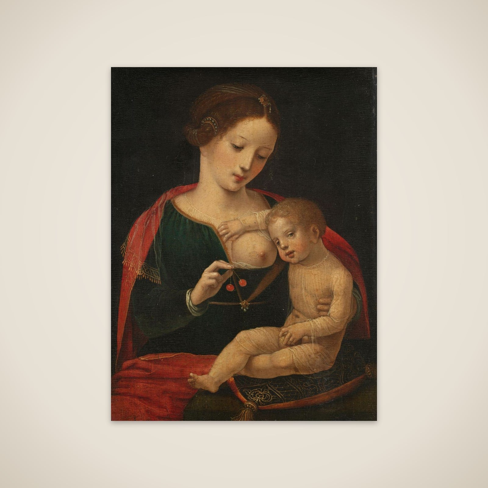 Virgin and Child unframed print