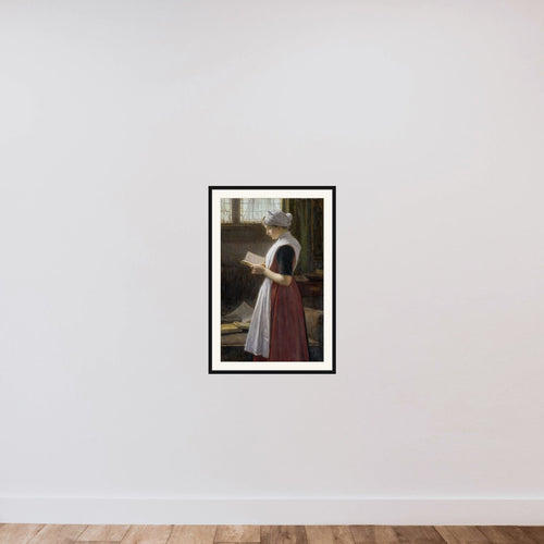 Amsterdam Orphan Girl framed — shown to scale