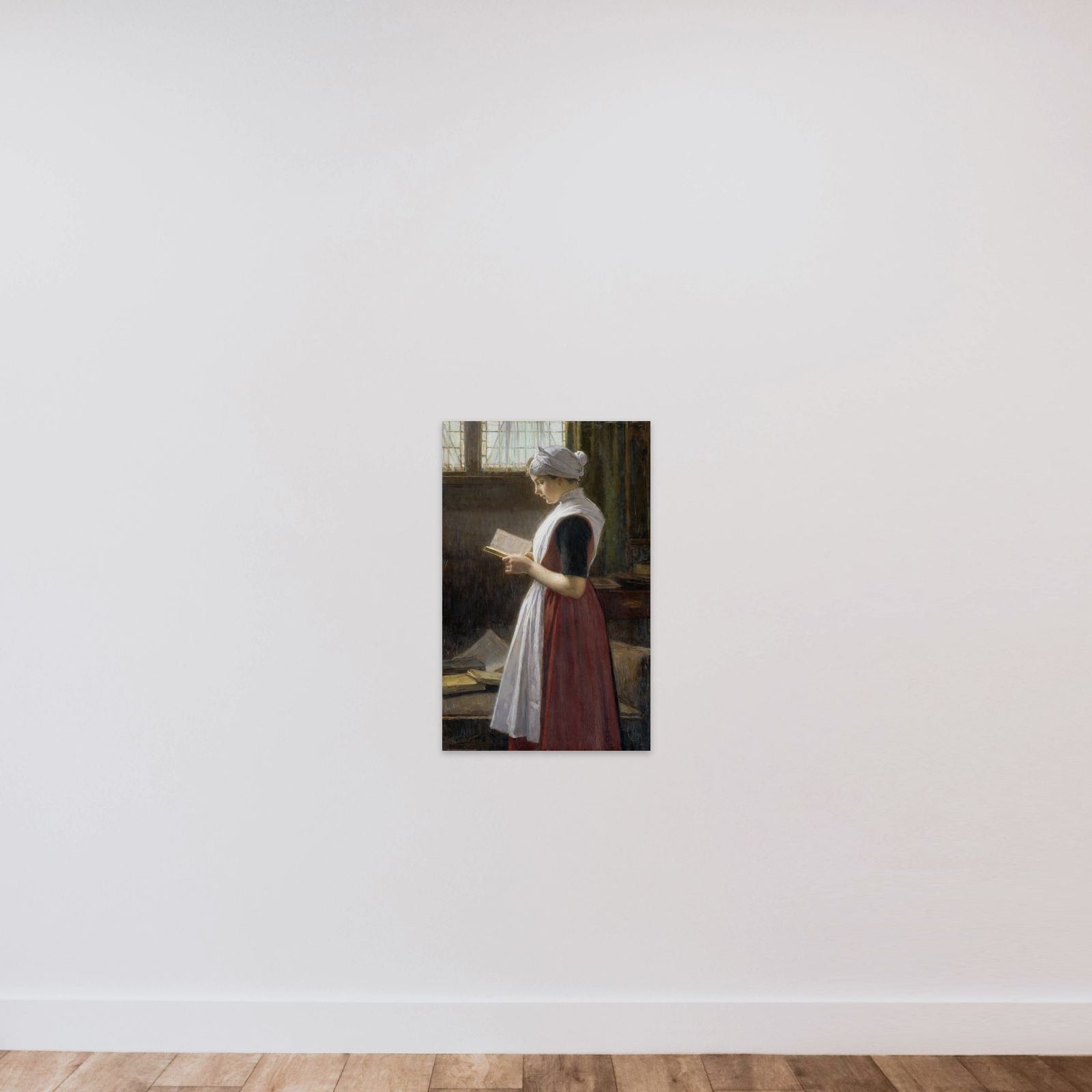 Amsterdam Orphan Girl unframed — shown to scale