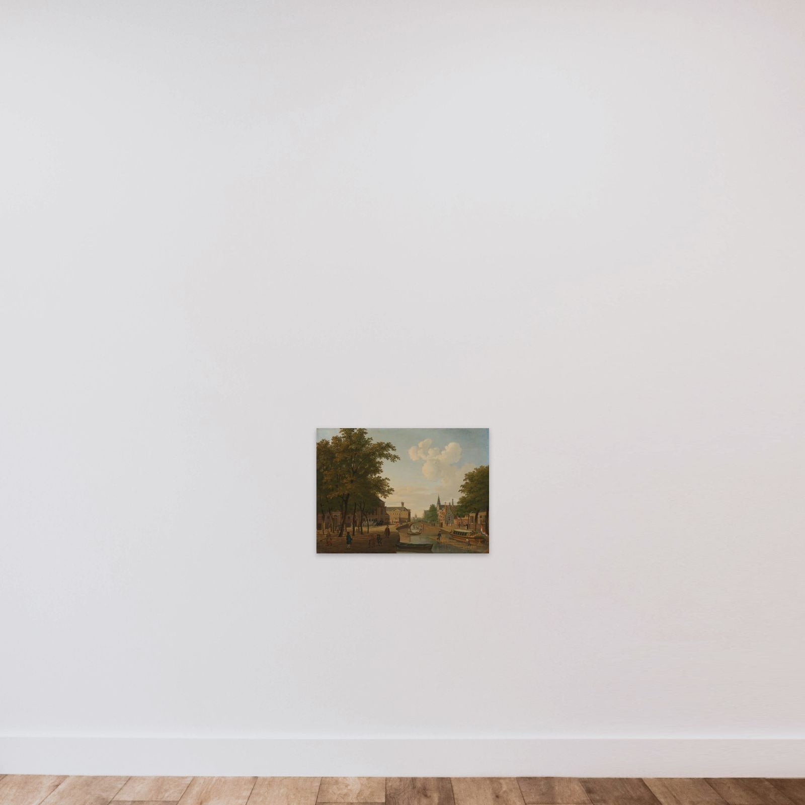 View of the Houtmarkt, Amsterdam unframed — shown to scale
