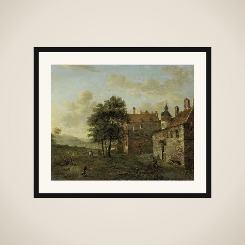 A Country Home framed