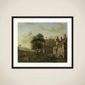 A Country Home framed