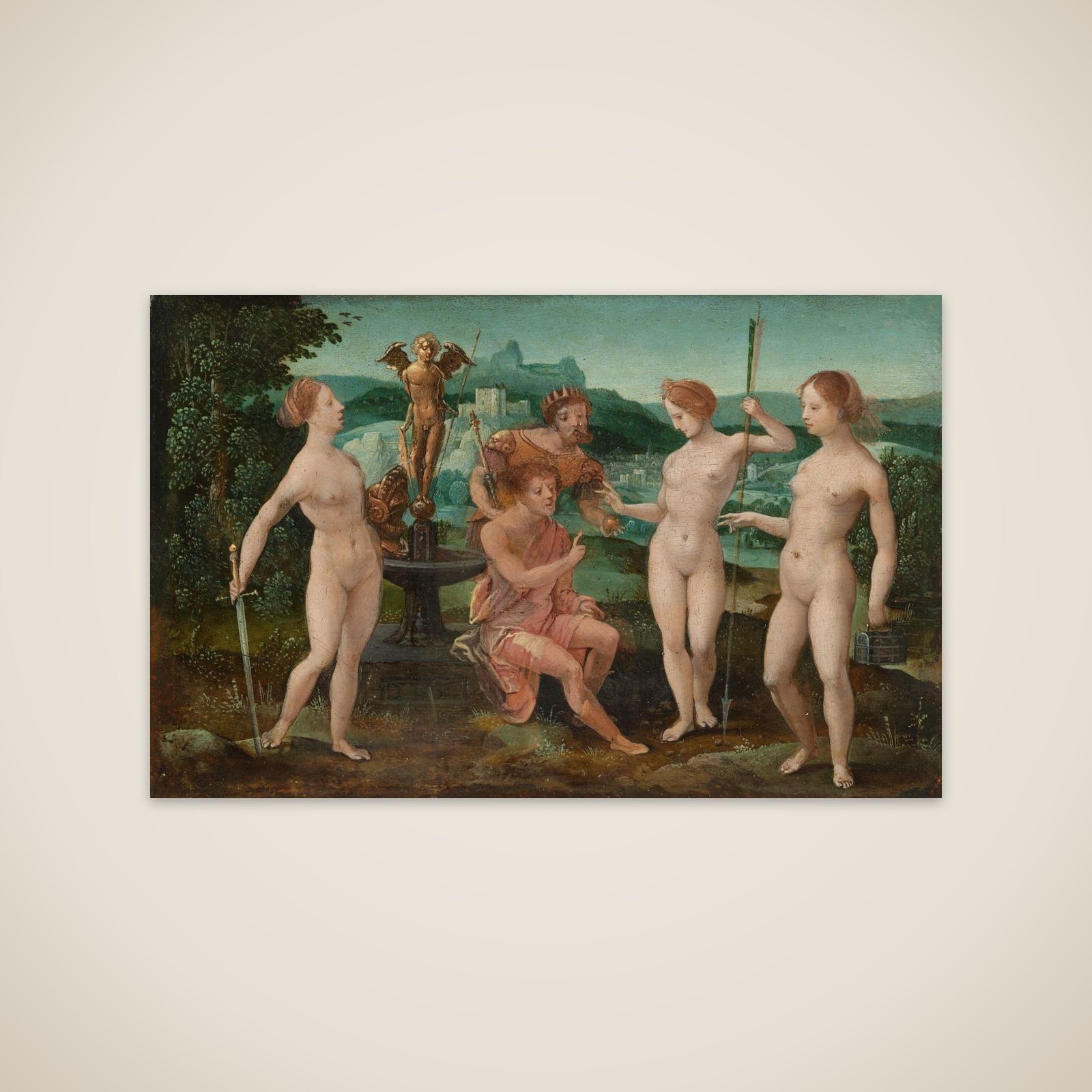 Judgment of Paris unframed print