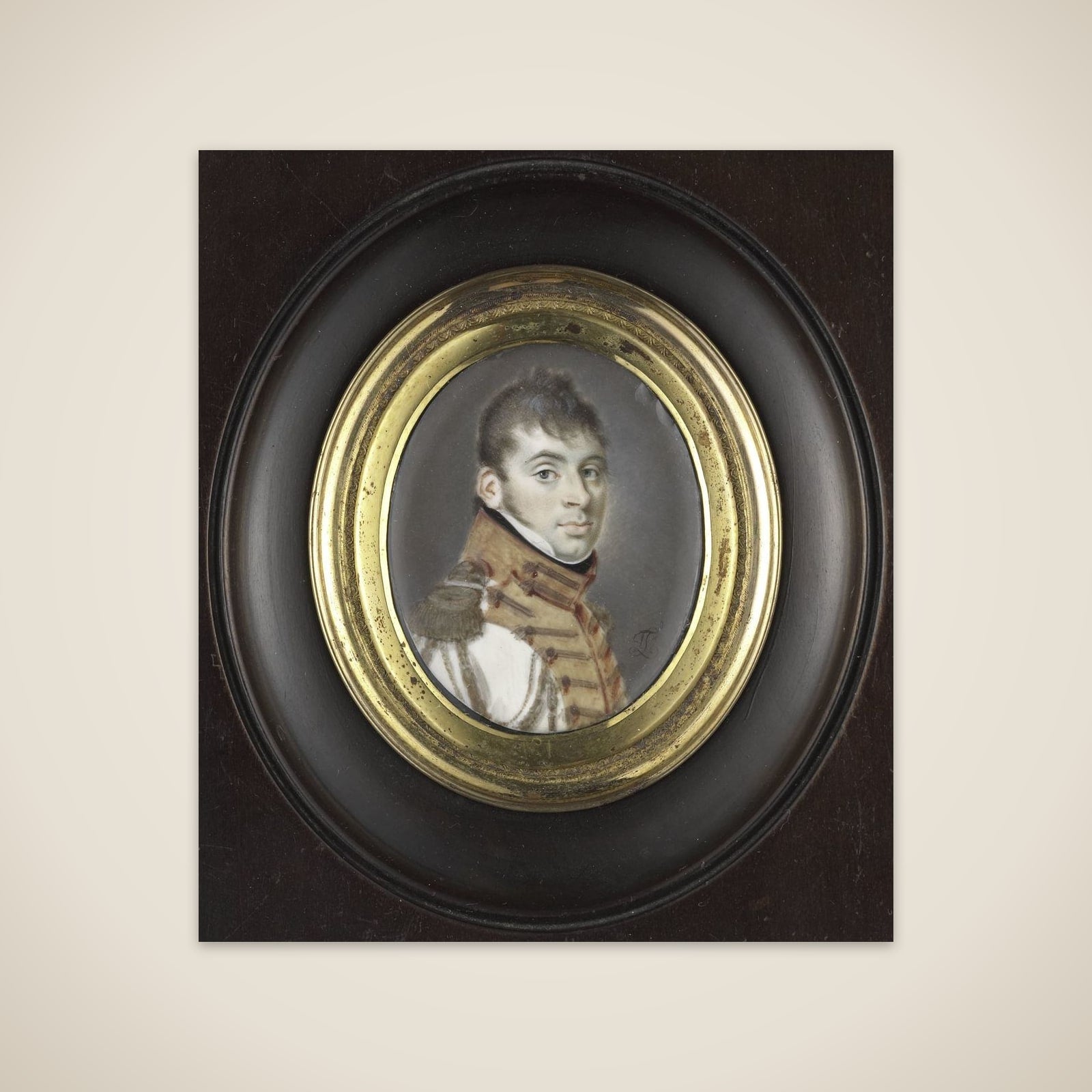 Willem Jacob Verkouteren (1779-1861), in het uniform van de Garde d'Honneur van Delft unframed print
