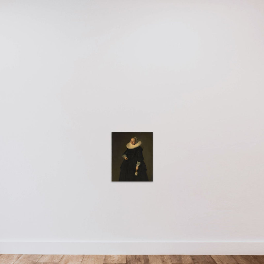 Portrait of a Woman unframed — shown to scale
