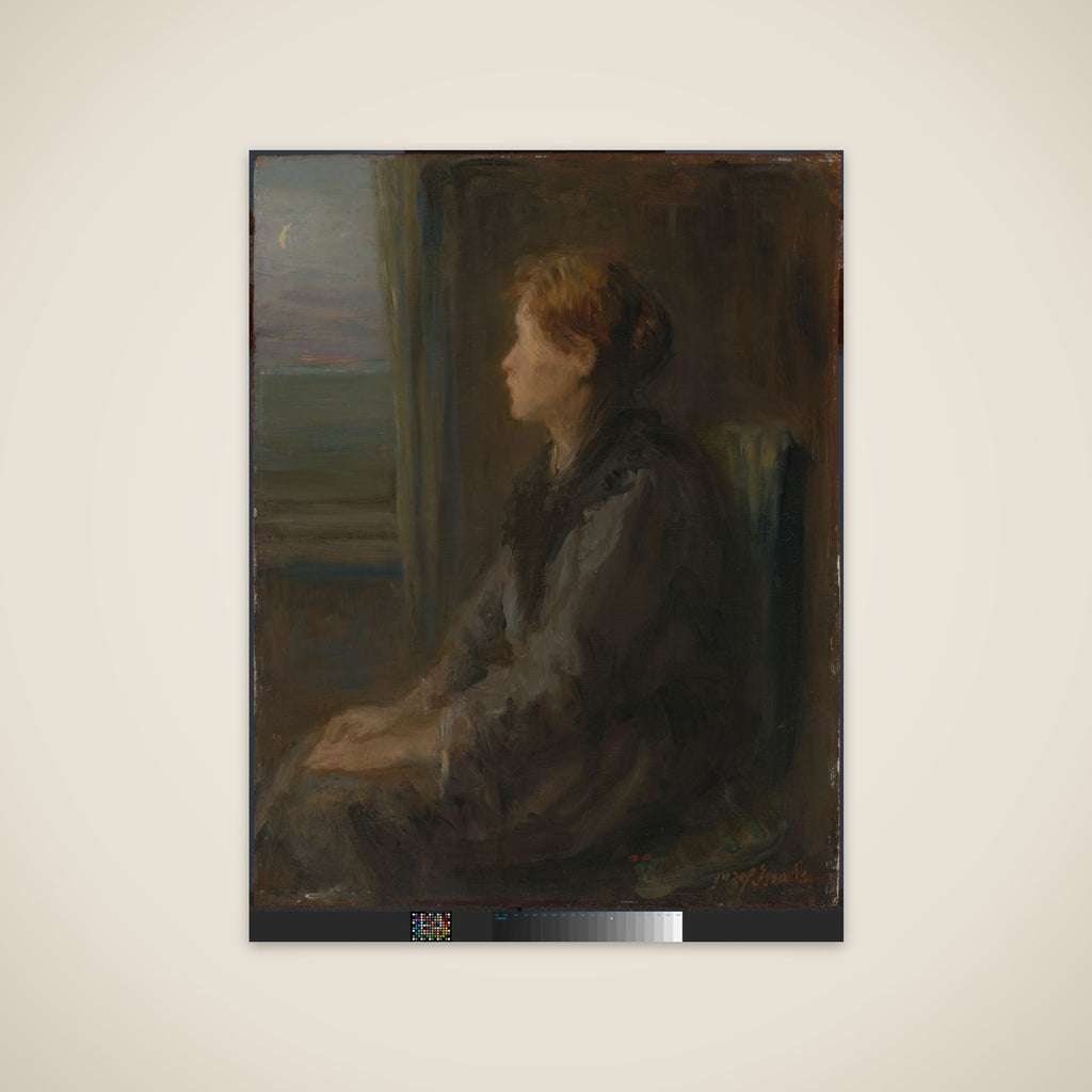 Woman at a Window unframed print