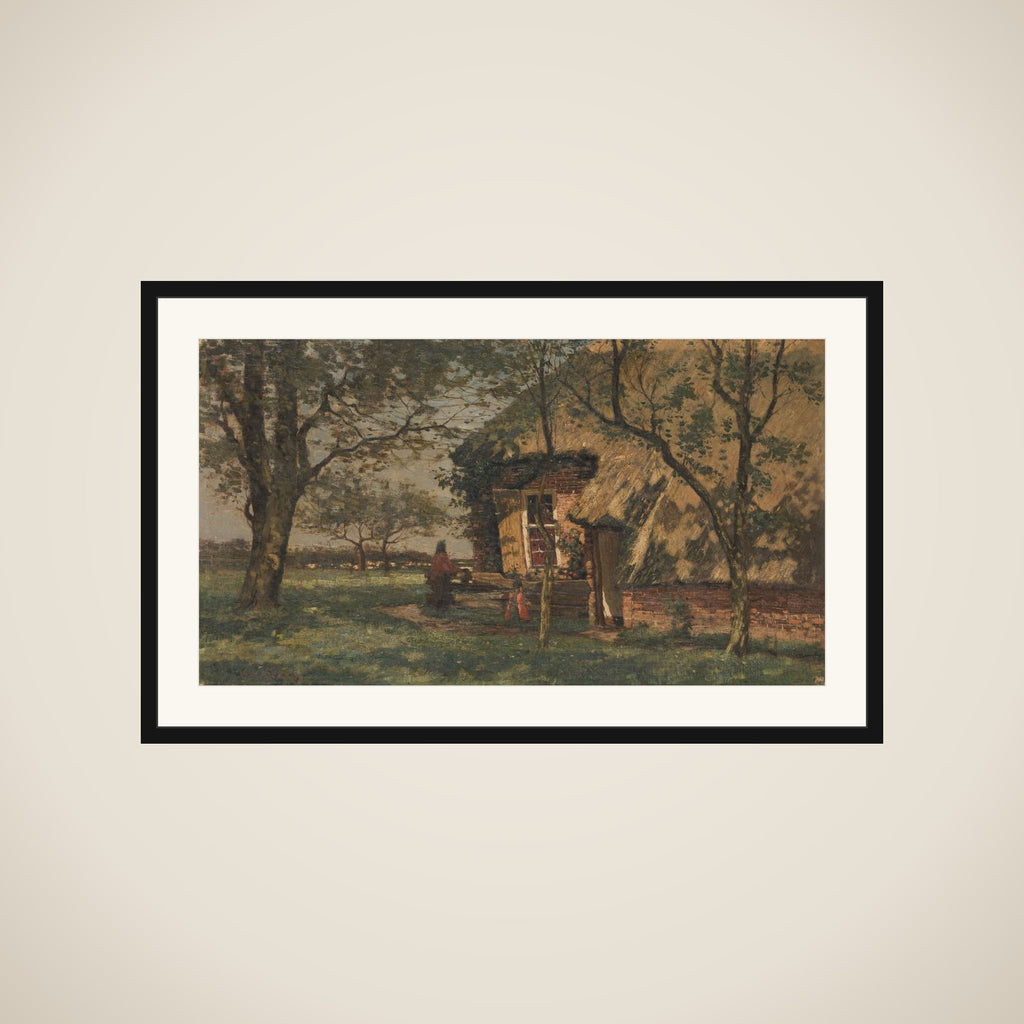 Boerenhuis framed