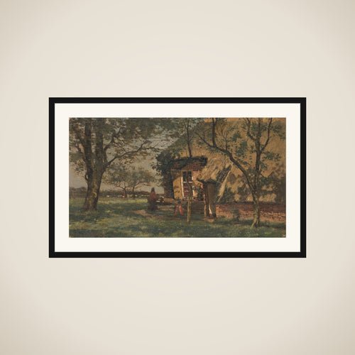 Boerenhuis framed