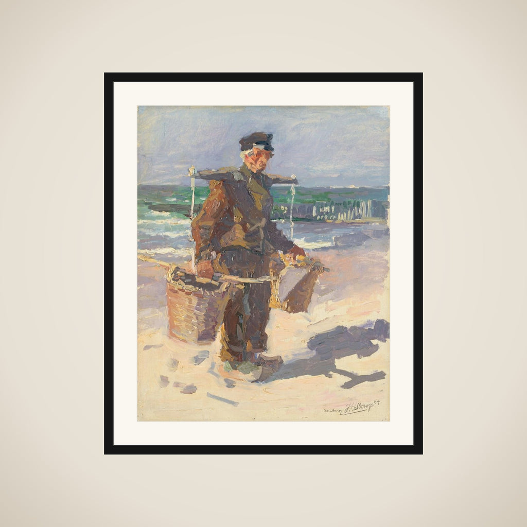 De schelpenvisser framed
