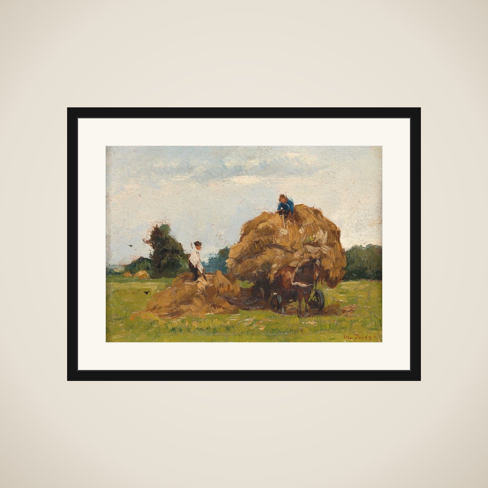 Hay Wagon framed