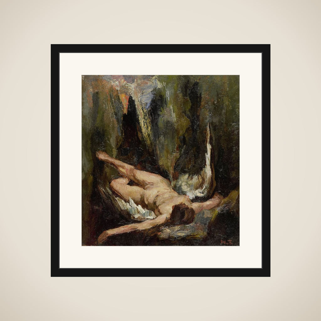 De gevallen engel framed