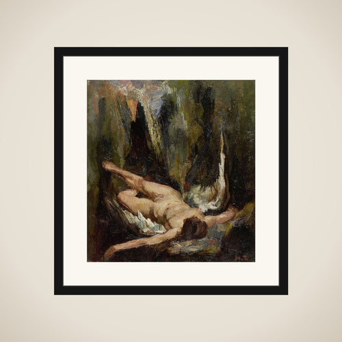 De gevallen engel framed