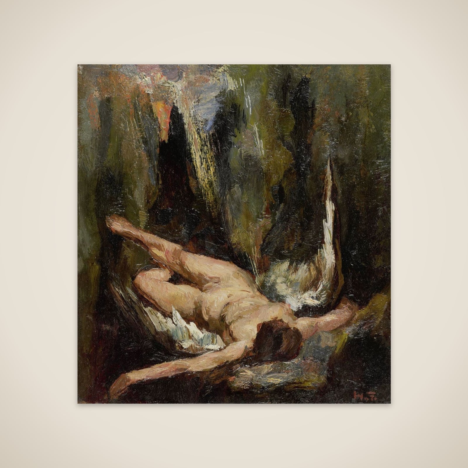 De gevallen engel unframed print