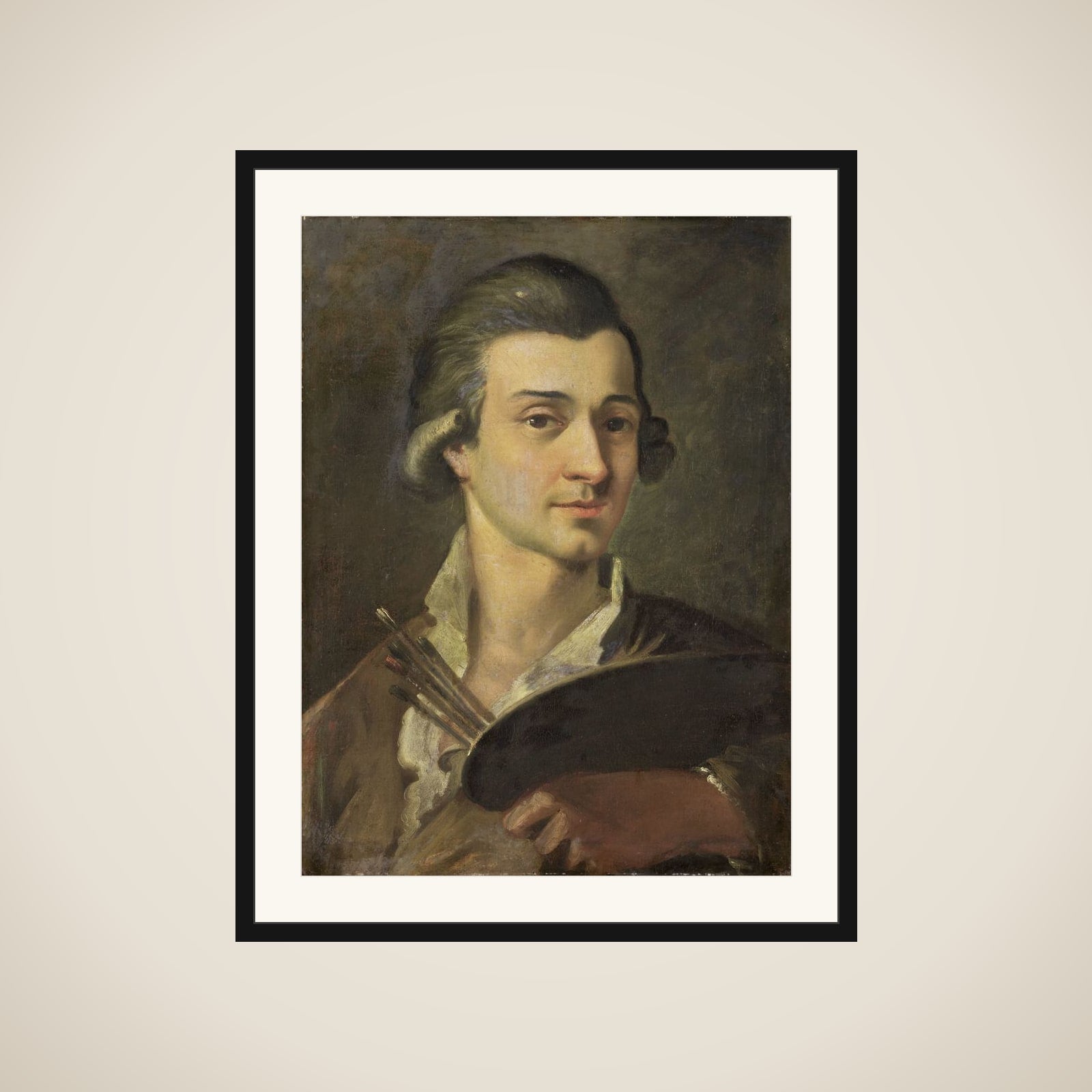 Portrait of a Painter framed