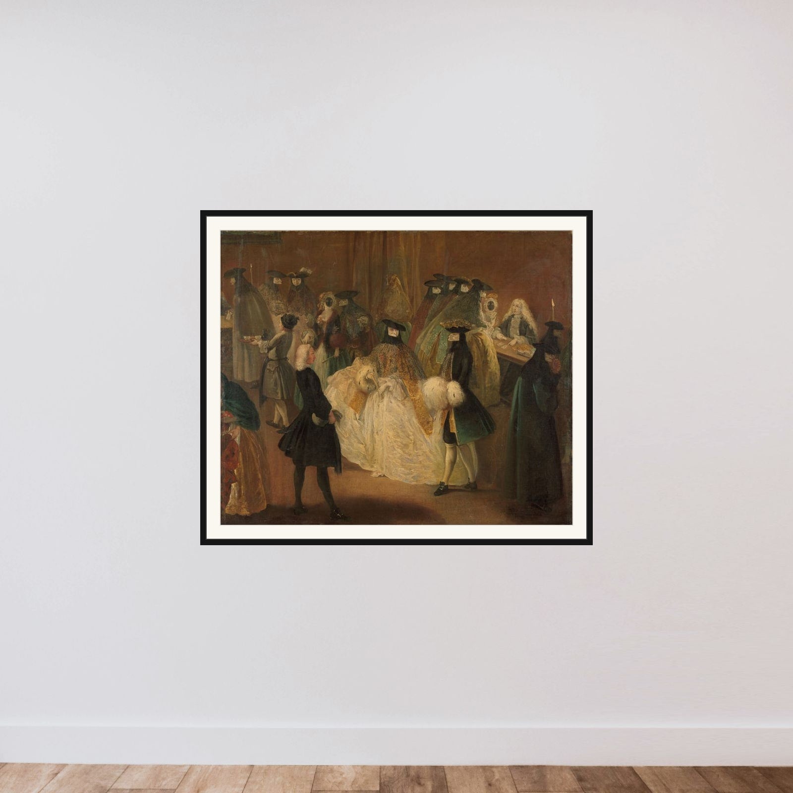 The Casino framed — shown to scale