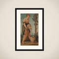 Woman with Water Jug framed