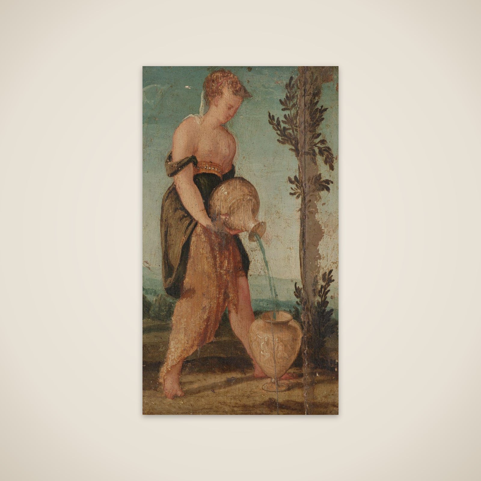 Woman with Water Jug unframed print