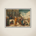 Christ with the Adulterous Woman framed