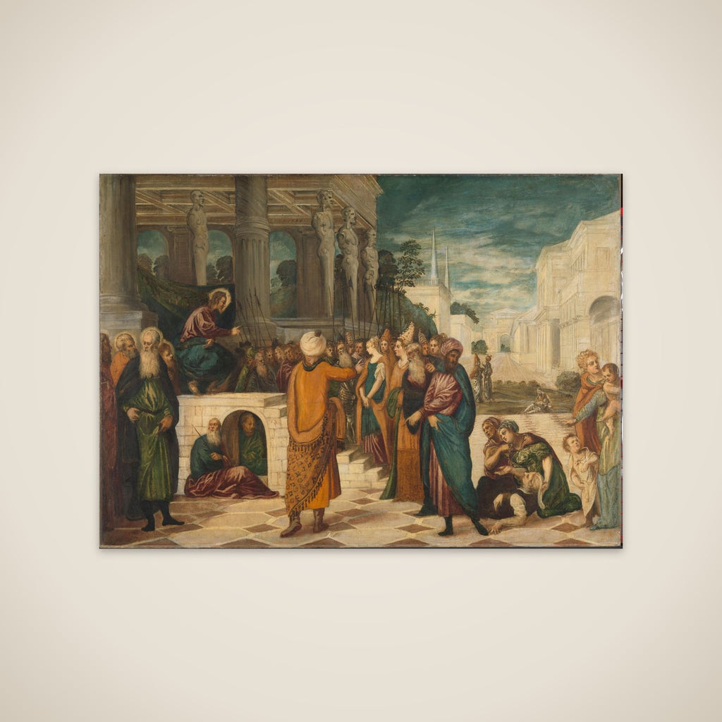 Christ with the Adulterous Woman unframed print