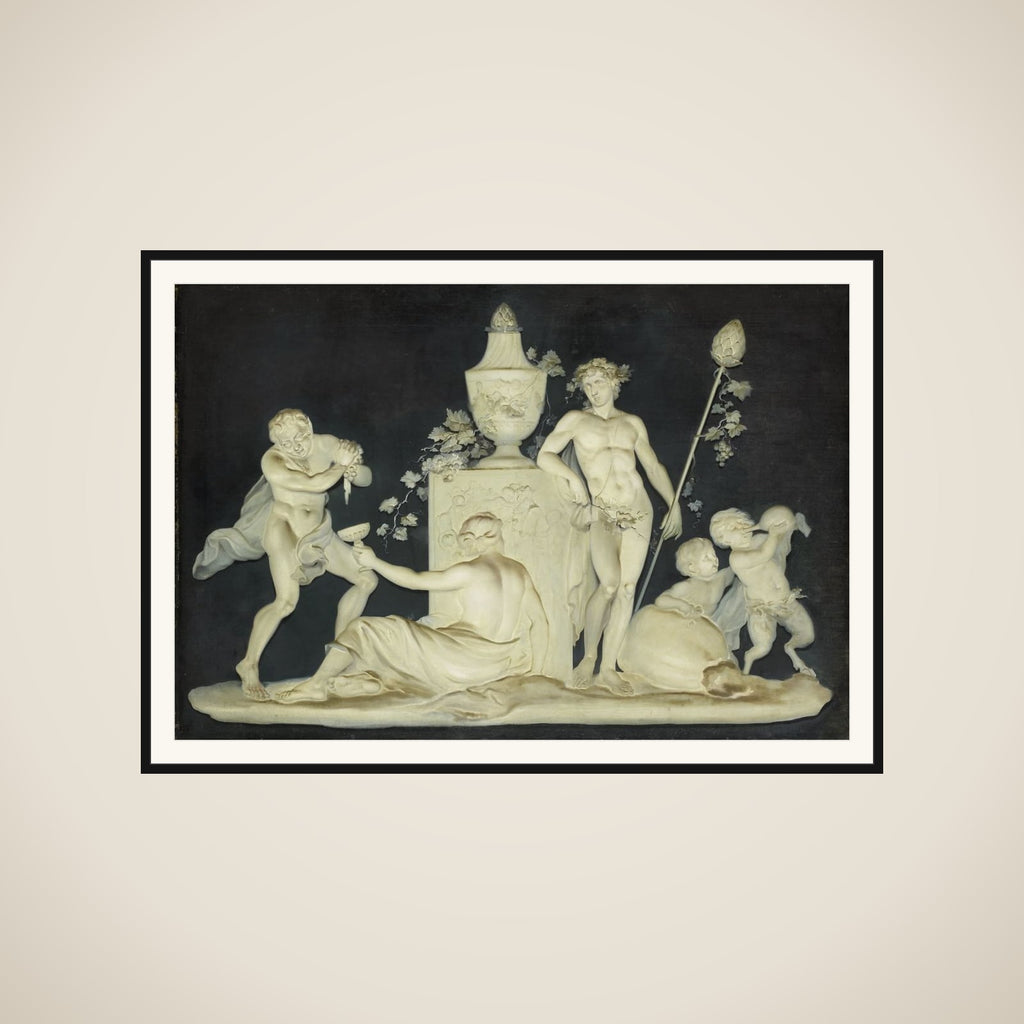 Bacchic Scene framed