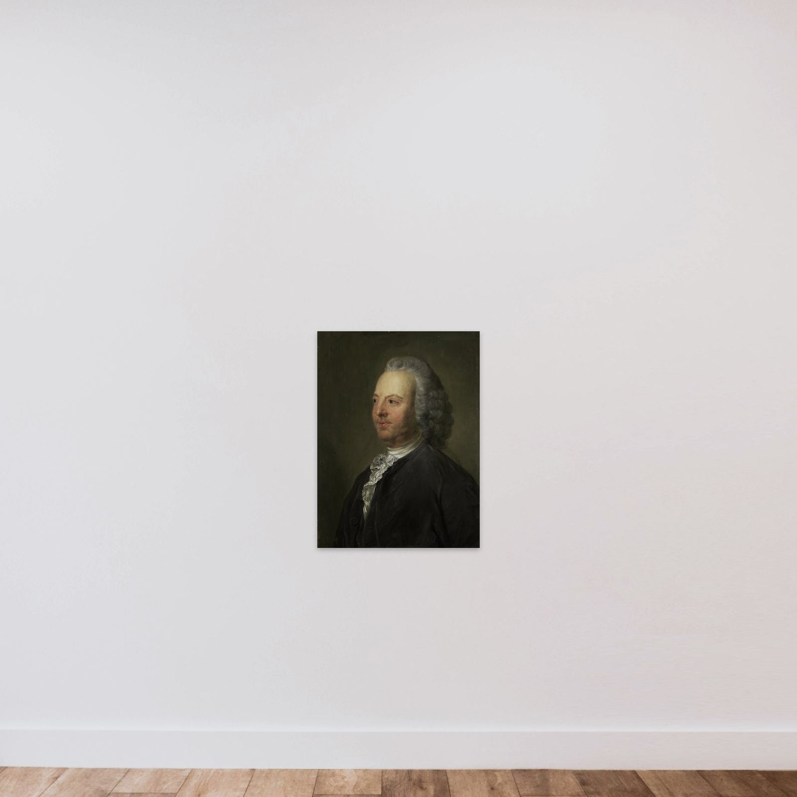 Antoni Warin (1712-64). Schepen van Amsterdam unframed — shown to scale
