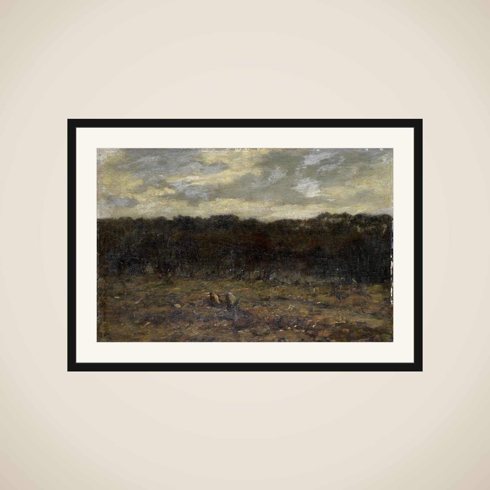 Vennetje op de heide framed
