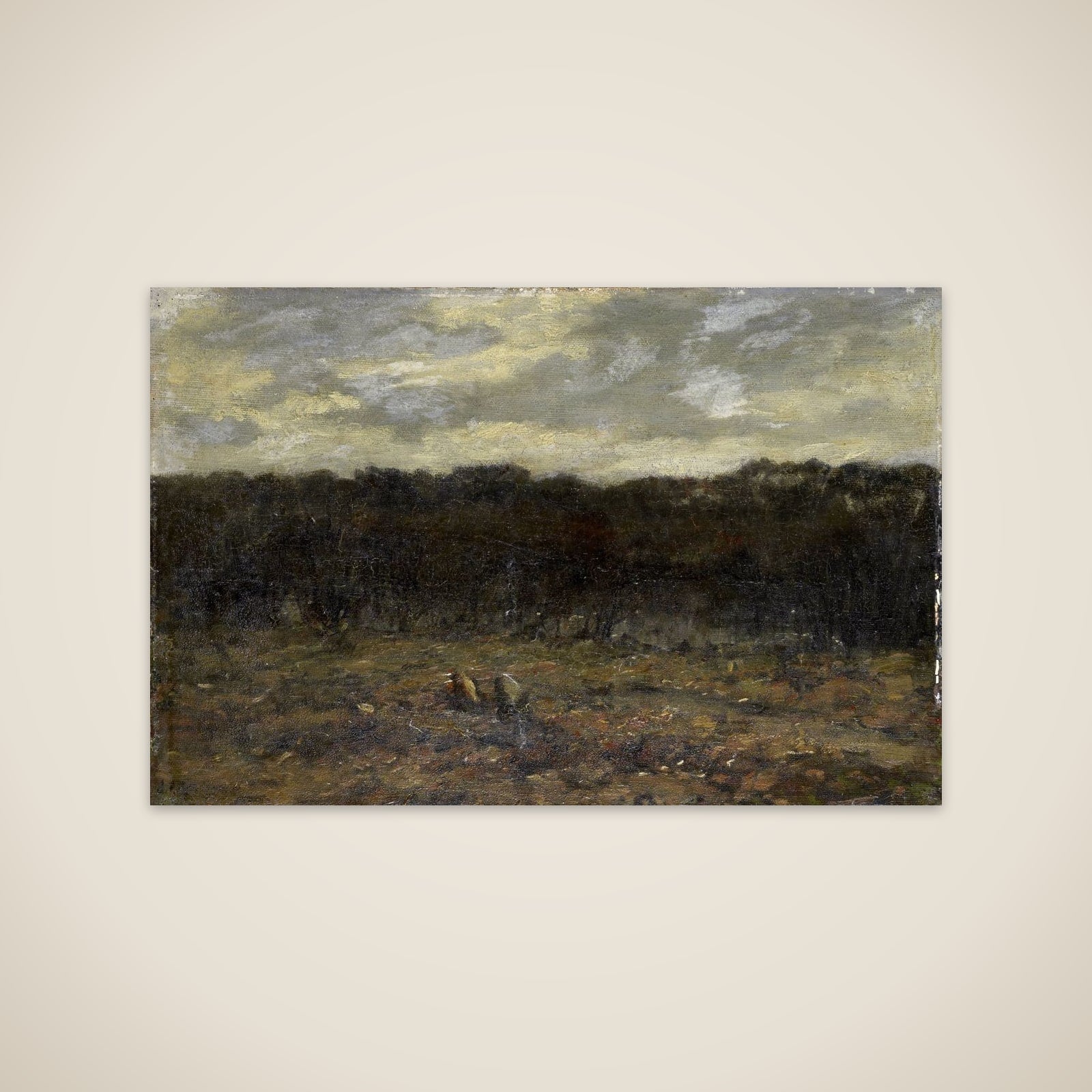 Vennetje op de heide unframed print