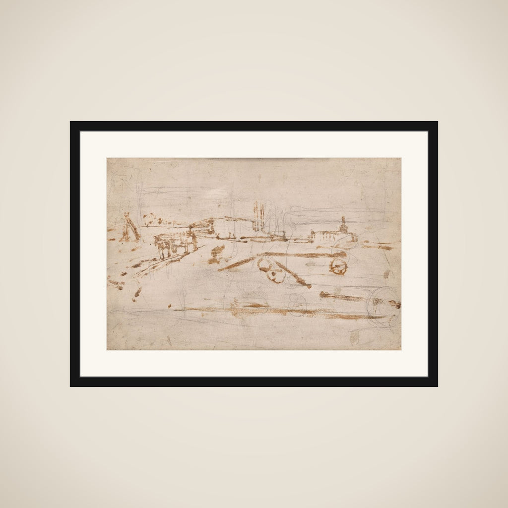 The Edge of a City framed
