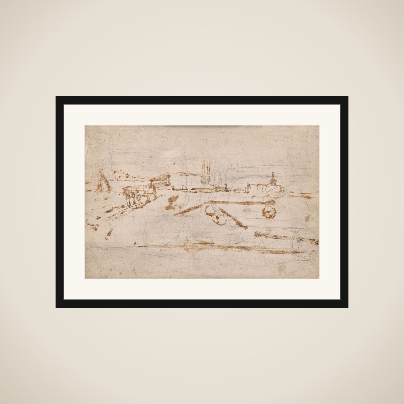 The Edge of a City framed