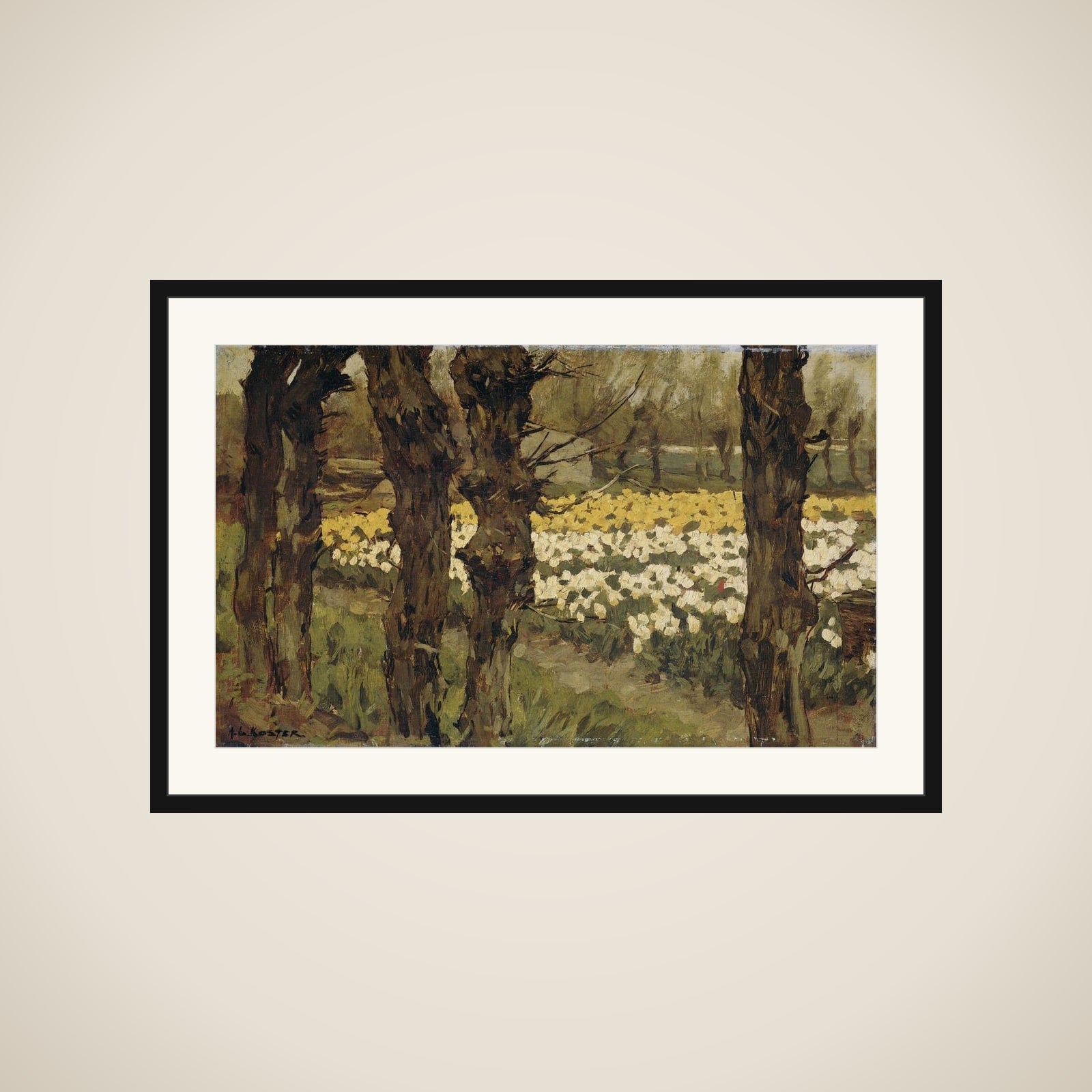 Tulip Fields framed