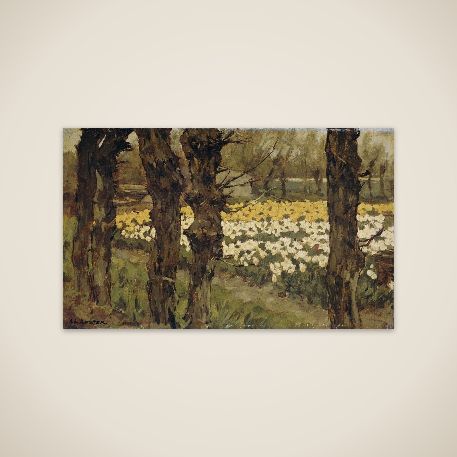 Tulip Fields unframed print