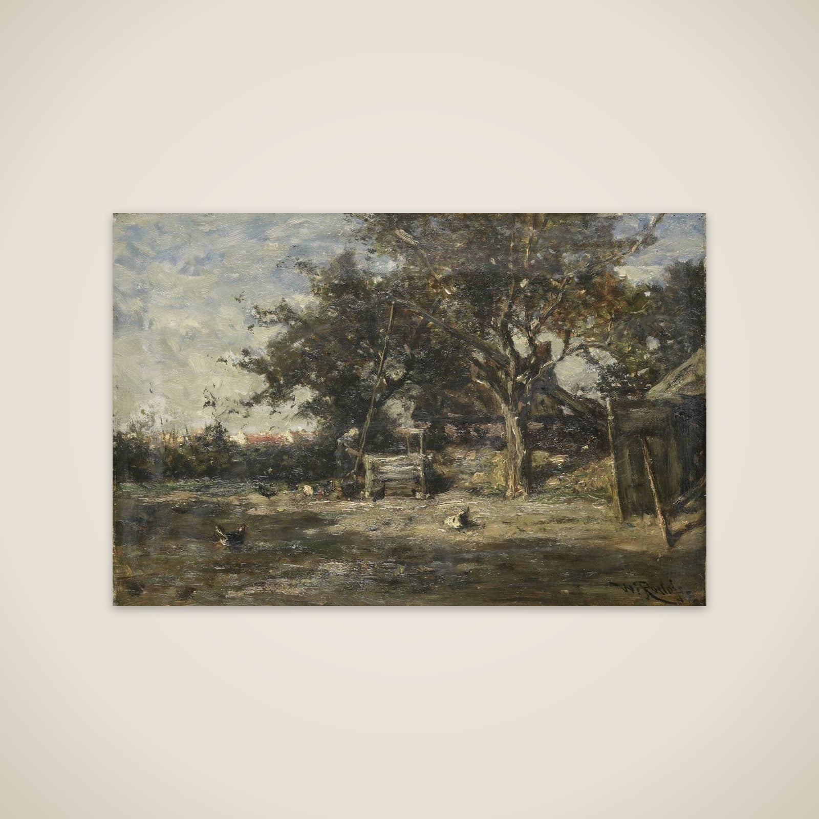 Boerenerf bij Noorden unframed print