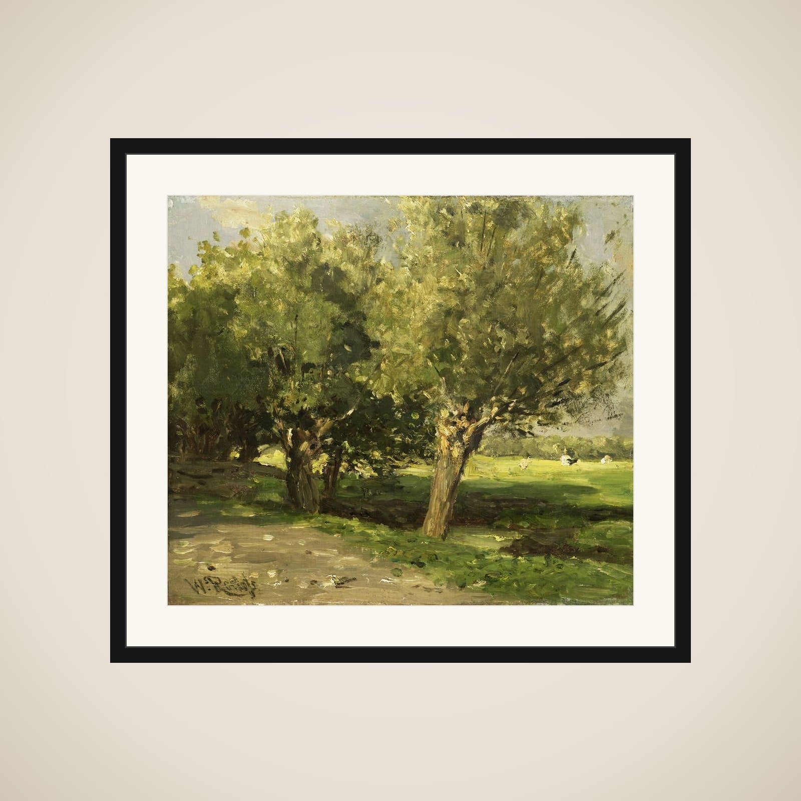 Wilgebomen framed