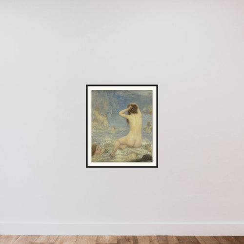 De Sirenen framed — shown to scale