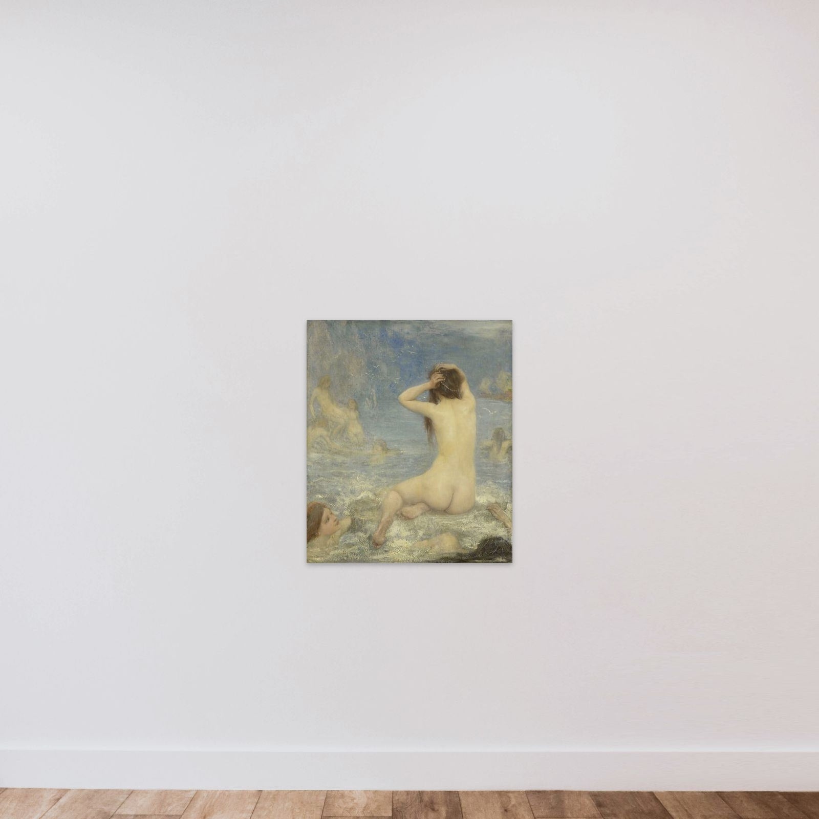 De Sirenen unframed — shown to scale