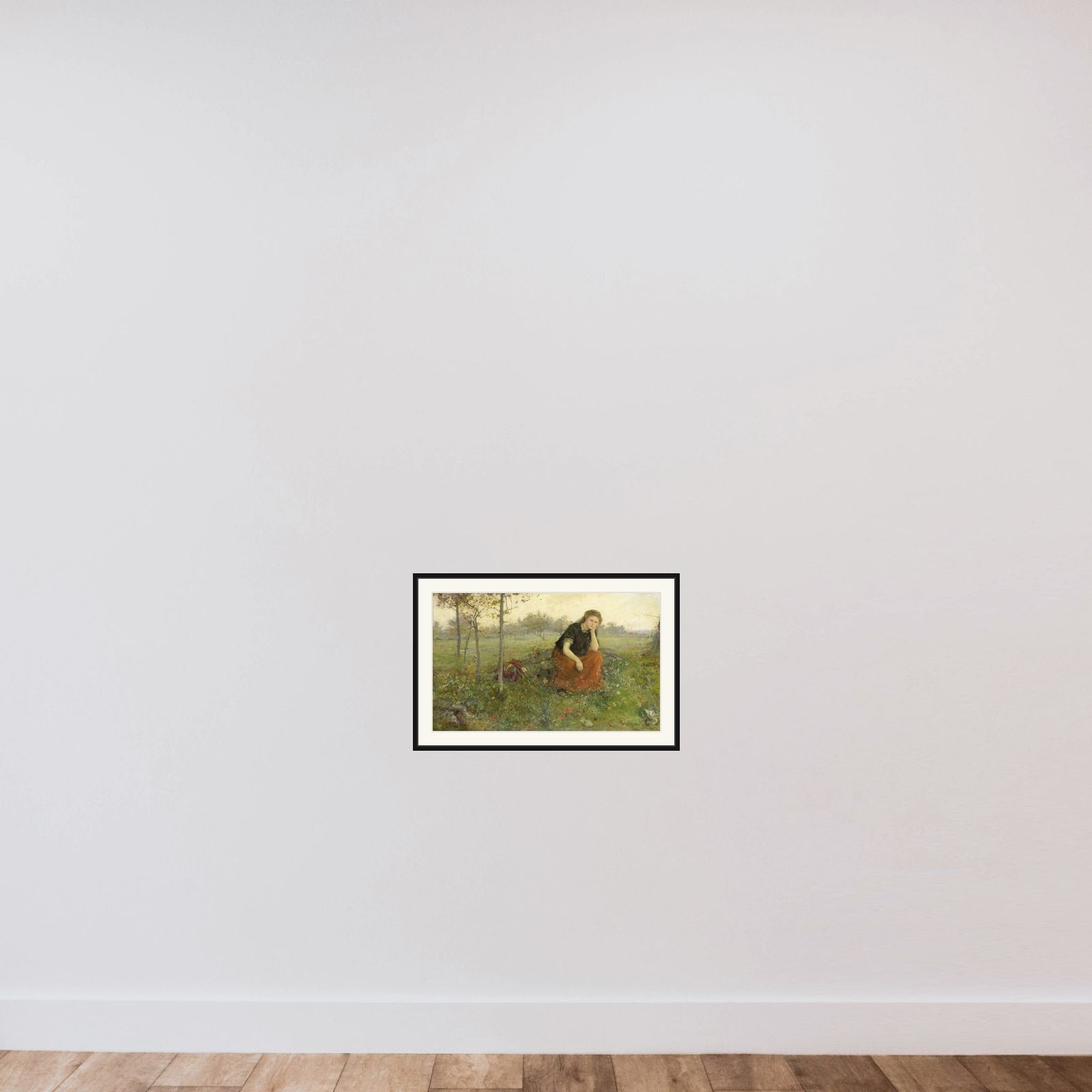 Vluchtelinge framed — shown to scale