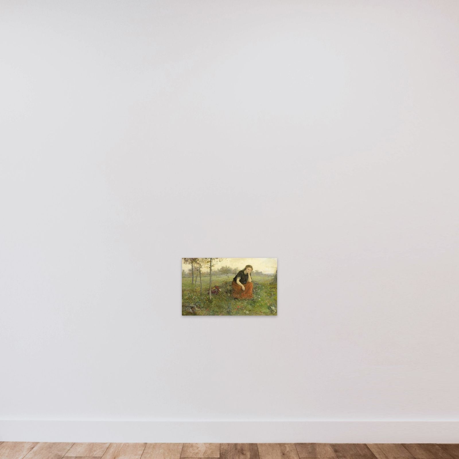 Vluchtelinge unframed — shown to scale