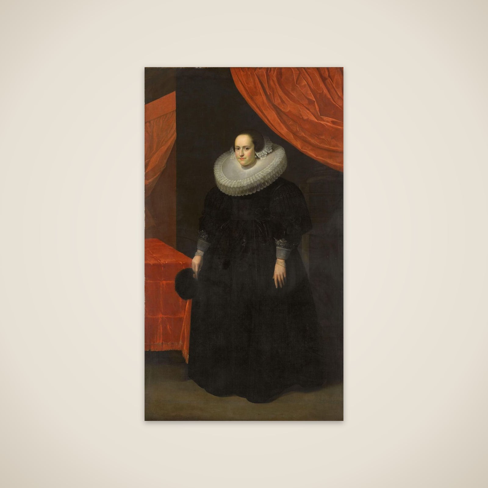 Portrait of Suzanna Moor (1608-57) unframed print
