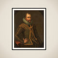 Portrait of Gerard Reynst, Governor-General of the Dutch East Indies framed