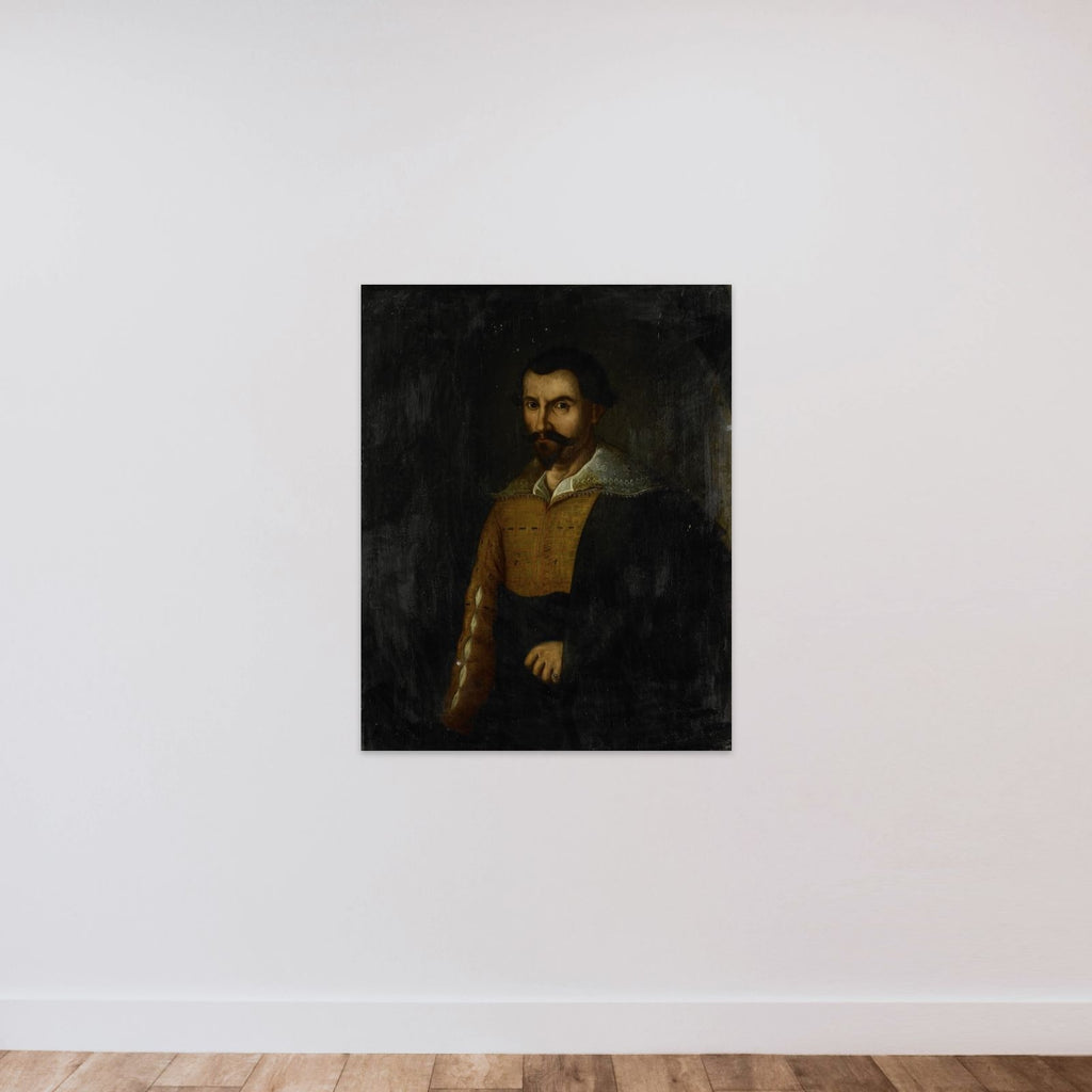 Portrait of Pieter de Carpentier, Governor-General of the Dutch East Indies unframed — shown to scale