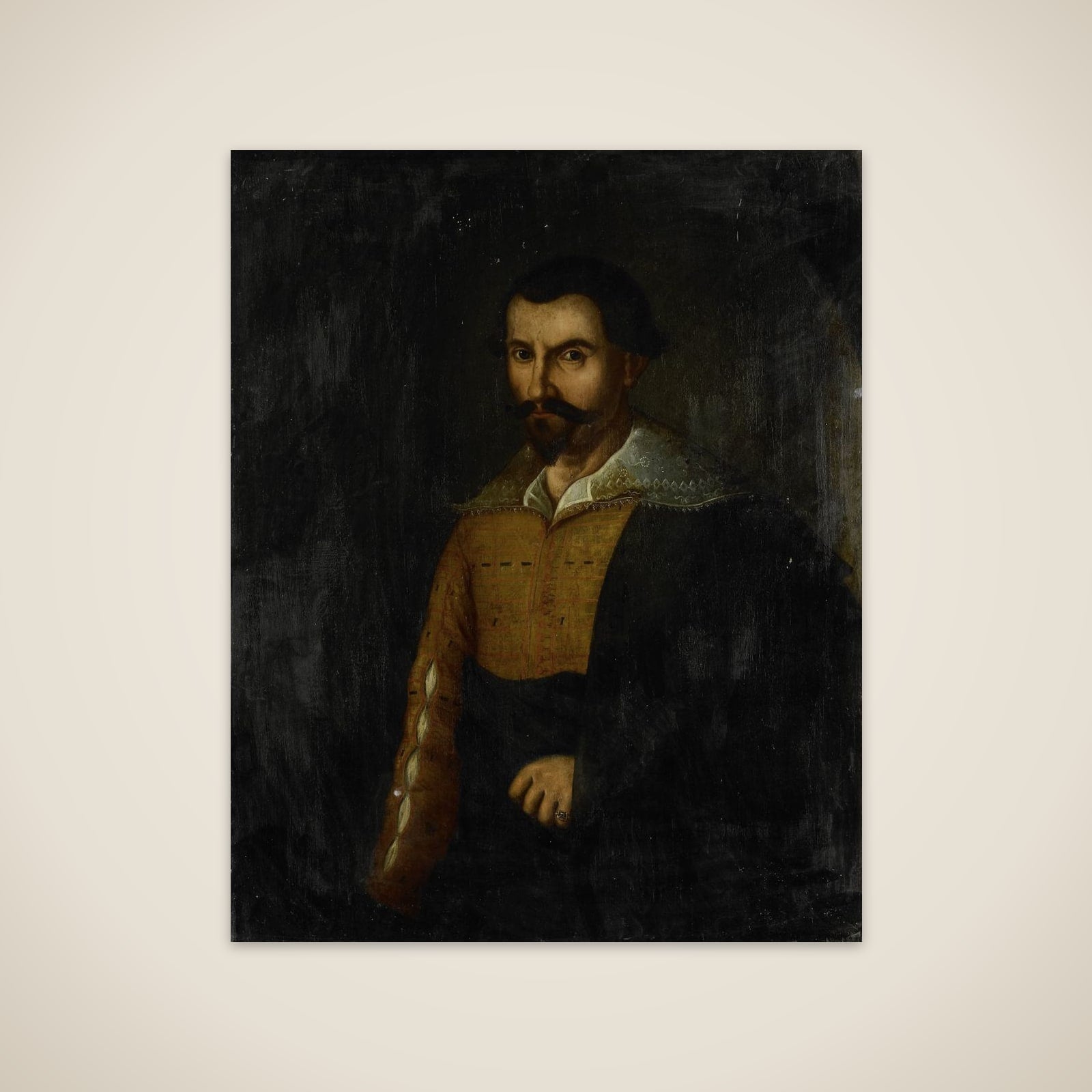 Portrait of Pieter de Carpentier, Governor-General of the Dutch East Indies unframed print